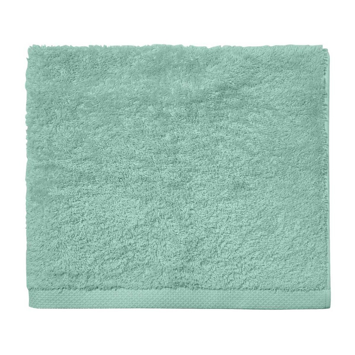 Serviette de bain unie en coton, AQUA, Bleu lagune