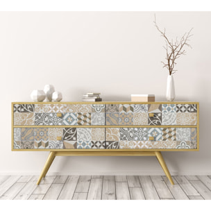 Stickers adhesivos de CERAMIKO - Antique sepia 50x100