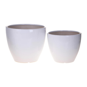 Set 2 cachepot - 30,5xH26x30,5cm - Pezzi 1 - Bianchi Dino SpA