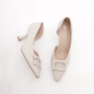 DECOLLETE' ASIMMETRICHE PANNA