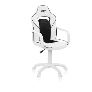 Silla gaming DRW Blanco - Negro DRW