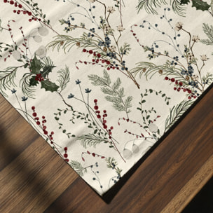 Lot de 2 sets de table anti-taches Christmas Gui 2-100