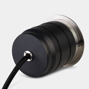 Ledsc4 LedsC4 - Empotrable de Suelo Exterior, Acero Inoxidable AISI 316, 50mm, 185 Lúmenes, 3000K, Iluminación Resistente y Elegante para Jardines y Terrazas