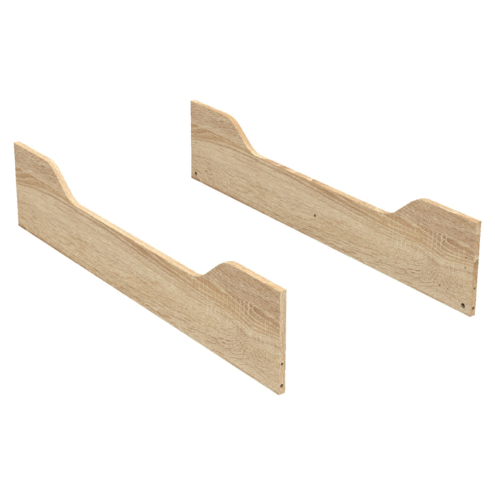 Kit d'évolution lit bébé à lit junior 140x70 décor bois