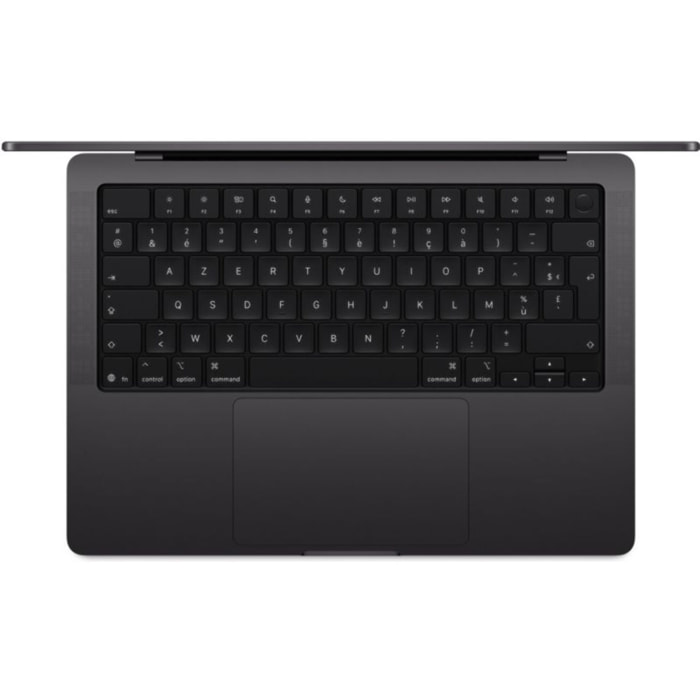Ordinateur Apple MACBOOK Pro 14" Puce M5 Pro CPU 15 / GPU 16 coeurs Mémoire RAM 24Go Stockage 1To SSD XDR Noir sidéral