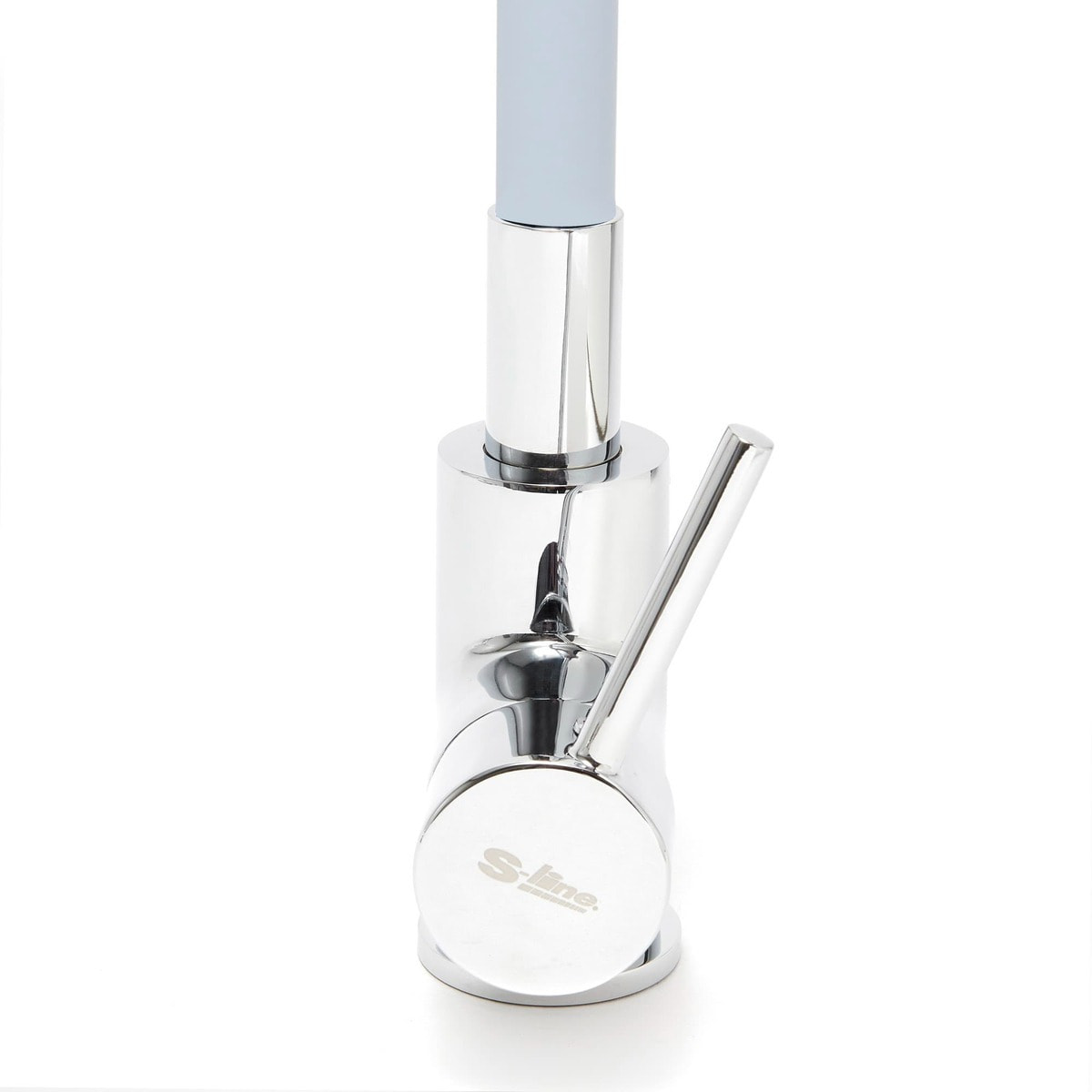 mitigeur cuisine à mémoire de forme, 2 types de jet mousseur ou douchette, courbe en silicone gris (SIKOBSLPRO290S2F)