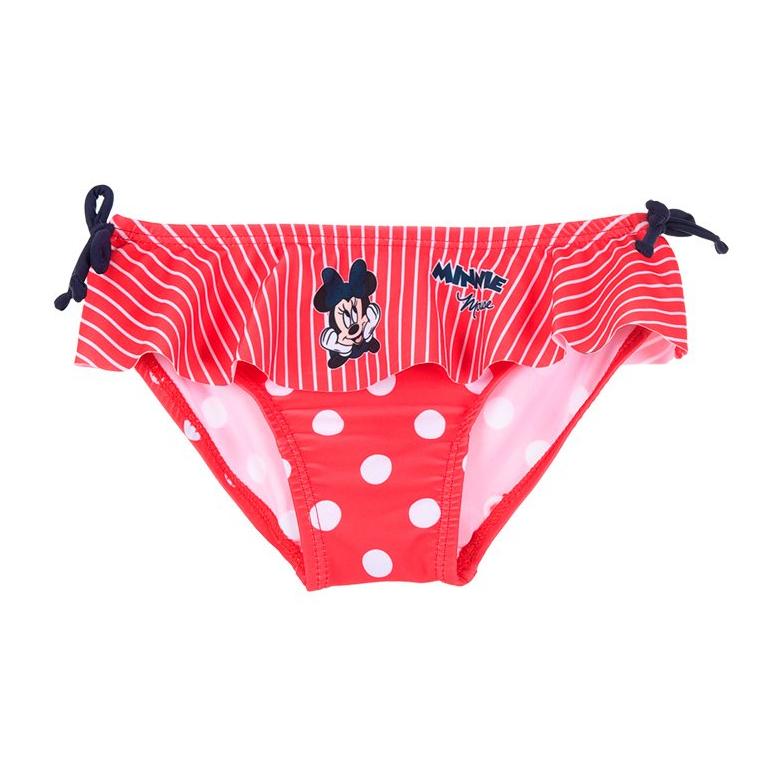 Costume da Bagno Slip Rosso Minnie baby Lei Disney Rosso