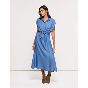 Vestido largo Denim - Lonzi