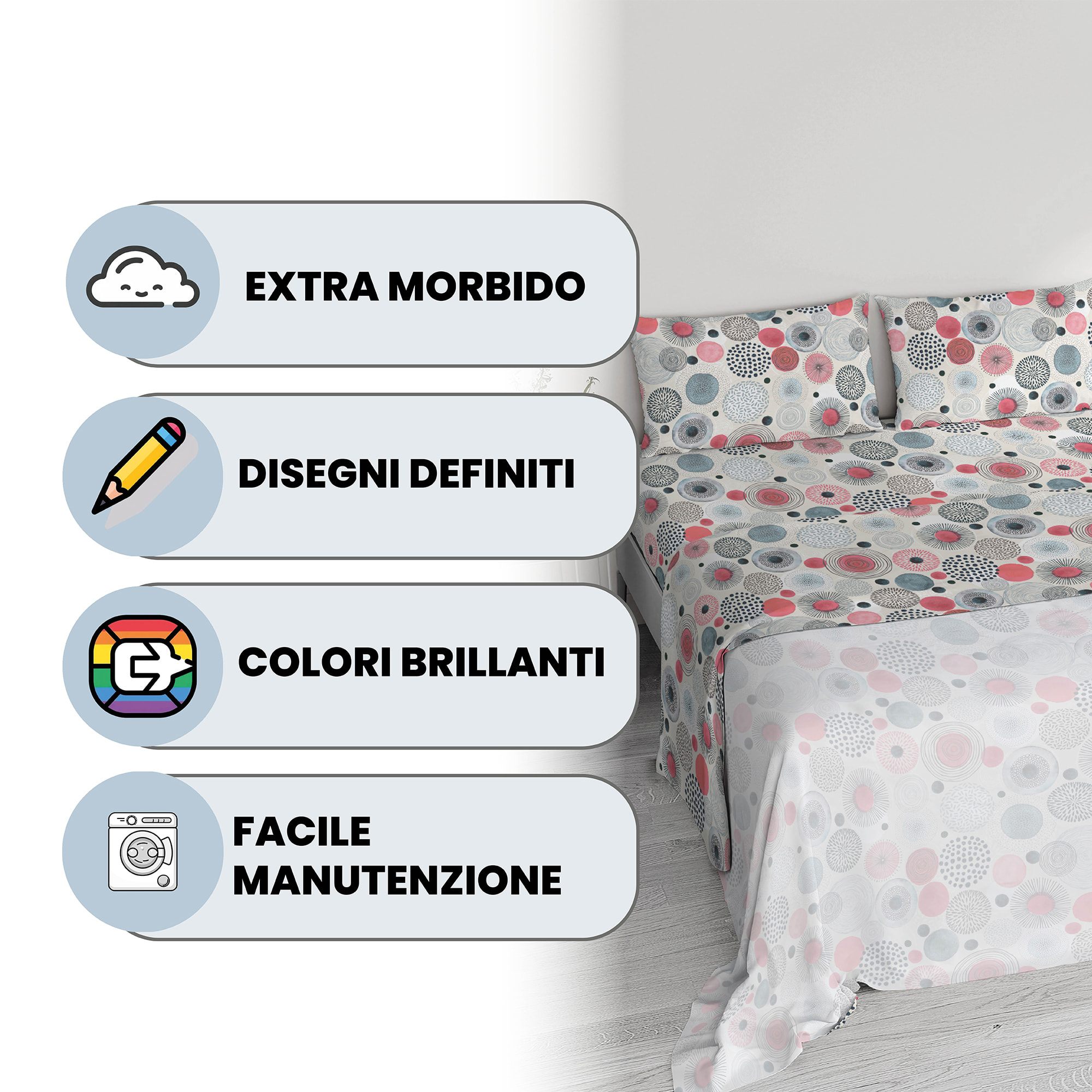 COMPLETO LETTO RIVER, MATRIMONIALE