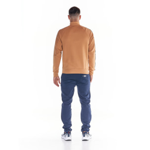 Tuta da uomo collo in piedi full zip Earth Tones