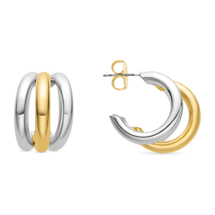 Pendientes acabado plata