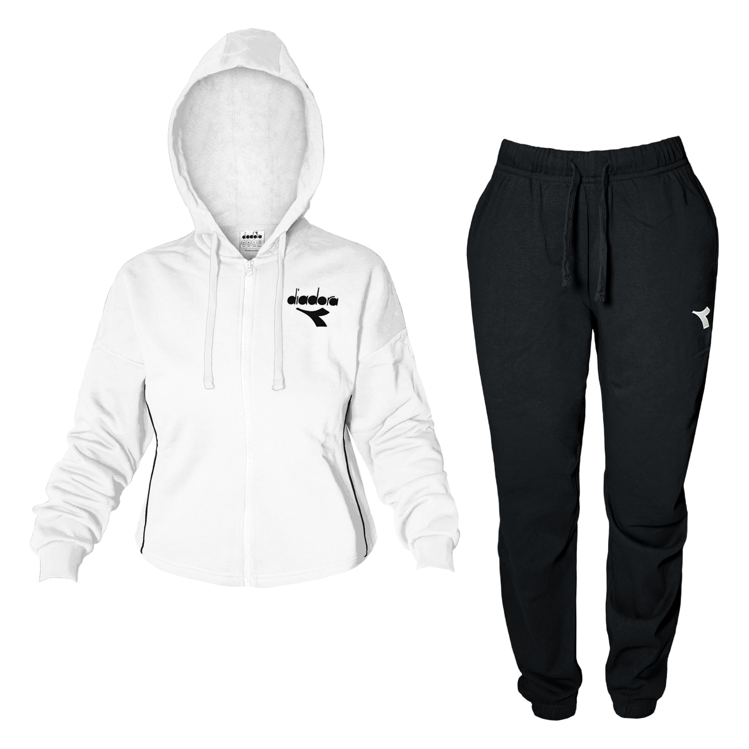 Tuta Donna DIADORA Cotone Felpato Full Zip Art.102182268