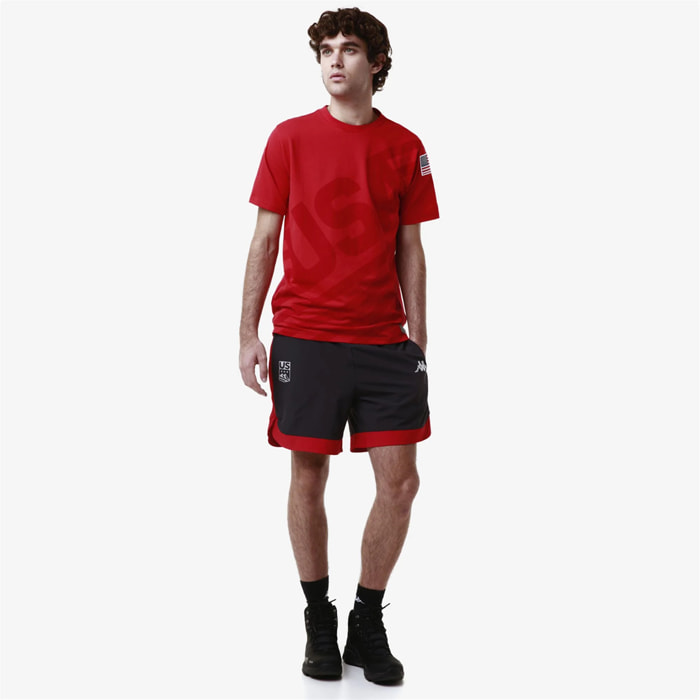 Kappa - T-Shirts & Top Uomo Donna Rosso - Ayba2 Usa Us