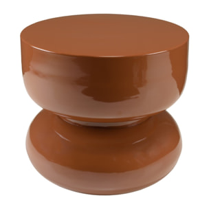 HORTENSE - Table d'appoint design en fer couleur brun