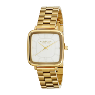 Orologio U.S. Polo Assn. in acciaio inossidabile placcato oro giallo