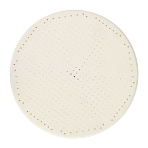 Tavolino basso da esterno in polipropilene 60x60x41cm bianco – Obidos