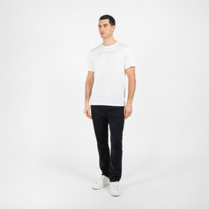 T-shirt jersey cotone organico con stampa narrow fit