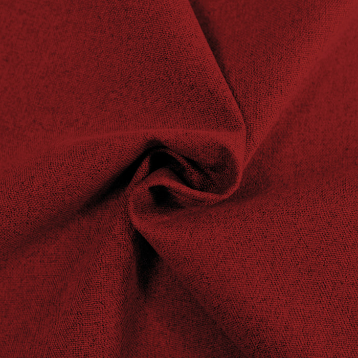 Tissu occultant double face - Rouge