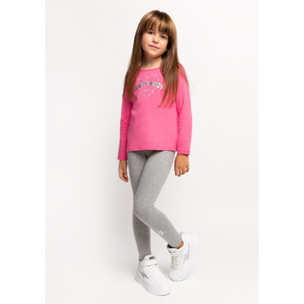 Leggings de Niña de Algodón en Gris