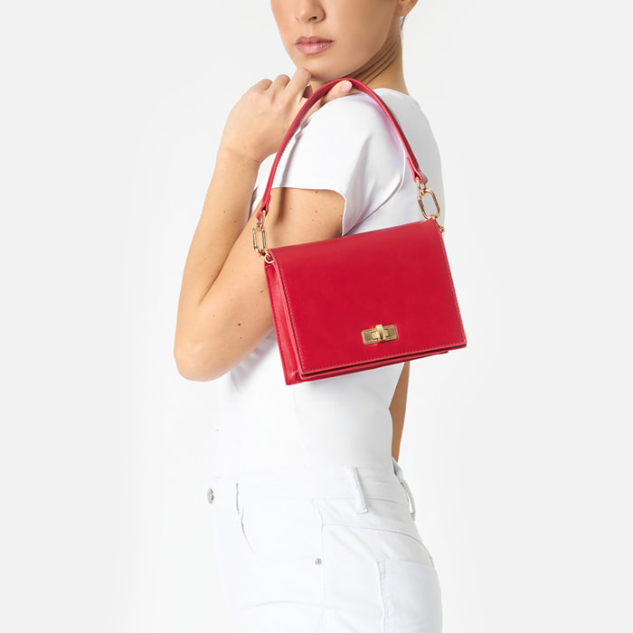 Mini bag donna rossa
