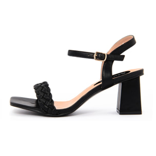Sandali con tacco Donna colore Nero