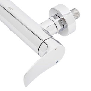 Infinitio mitigeur de douche monocommande mural, sans ensemble de douche, chrome SATBSINF268 avec une garantie de 5 ans