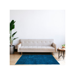 Tapis 200 x 300 cm en tissu doux à poils courts - KARA