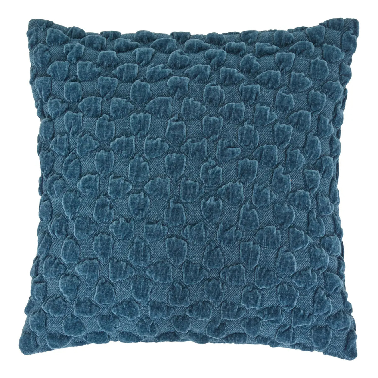 Coussin Nova bleu egéen 40x40cm