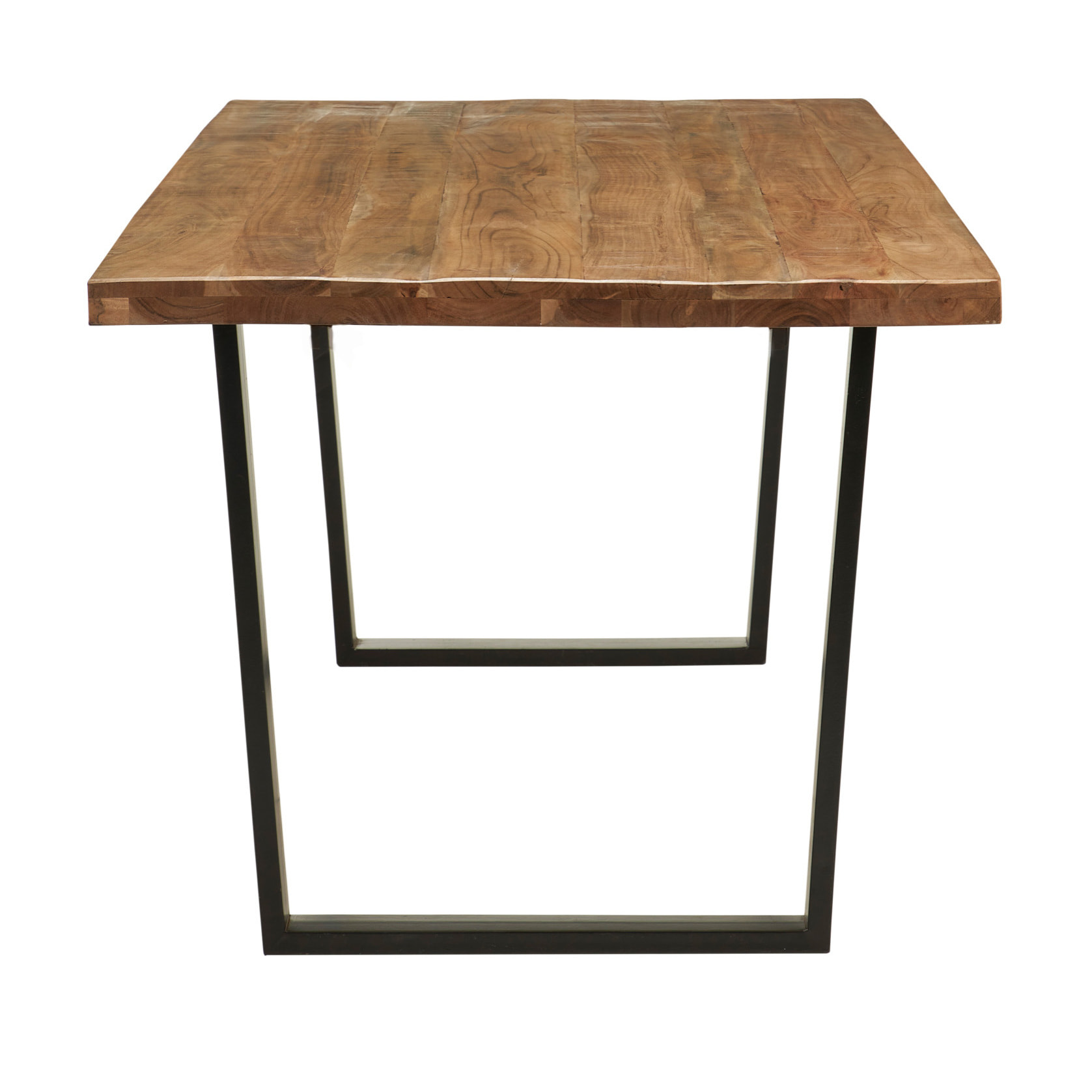 SAWYER -TAVOLO PRANZO IN LEGNO E METALLO PROLUNGHE ESTRAIBILI - misura 175X90X76