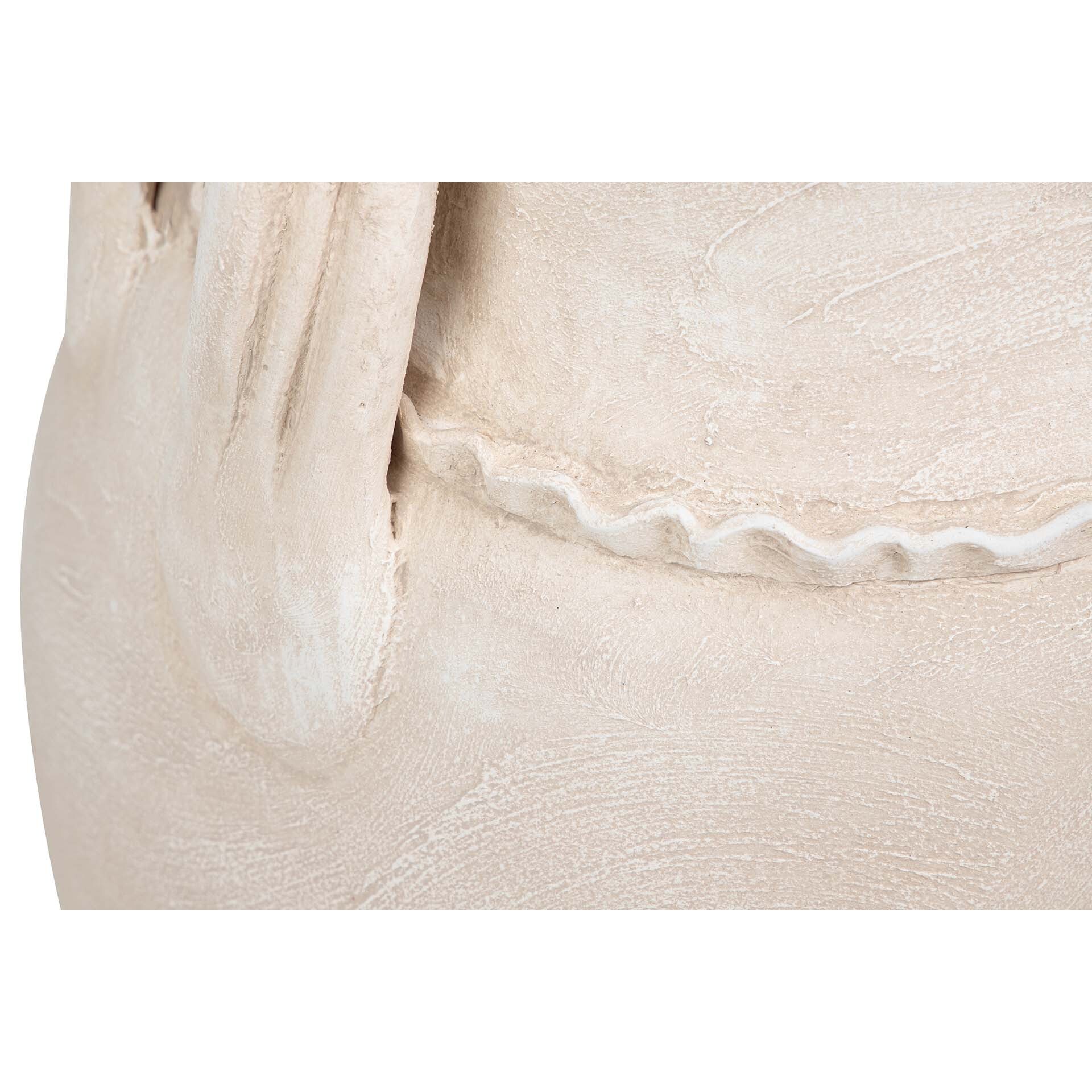 Florero Ceramica Beige 40x40x70 Cm