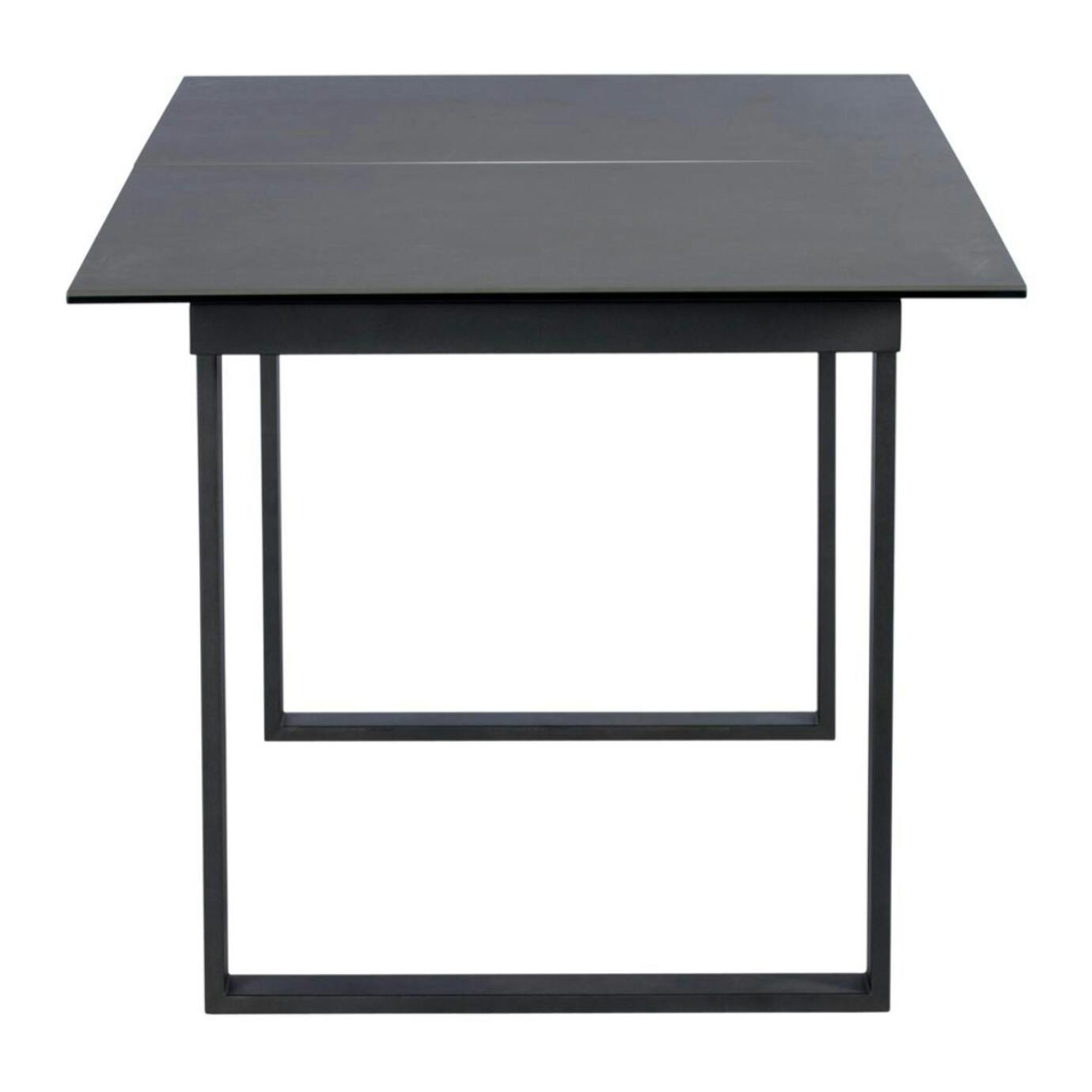 Table céramique extensible gris foncé 176 cm-216 cm TORONTO