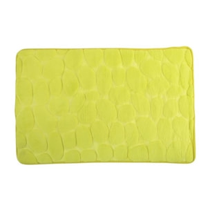 Tapis de bain Microfibre PEBBLE 40x60cm Vert MSV