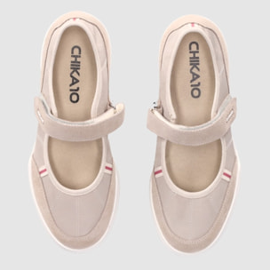 Zapatos de Tejido - Arena - Tacón: 1 cm