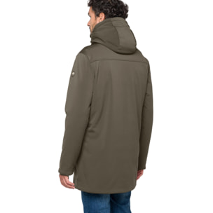 Chaqueta Hot Buttered térmica impermeable Khangar verde militar