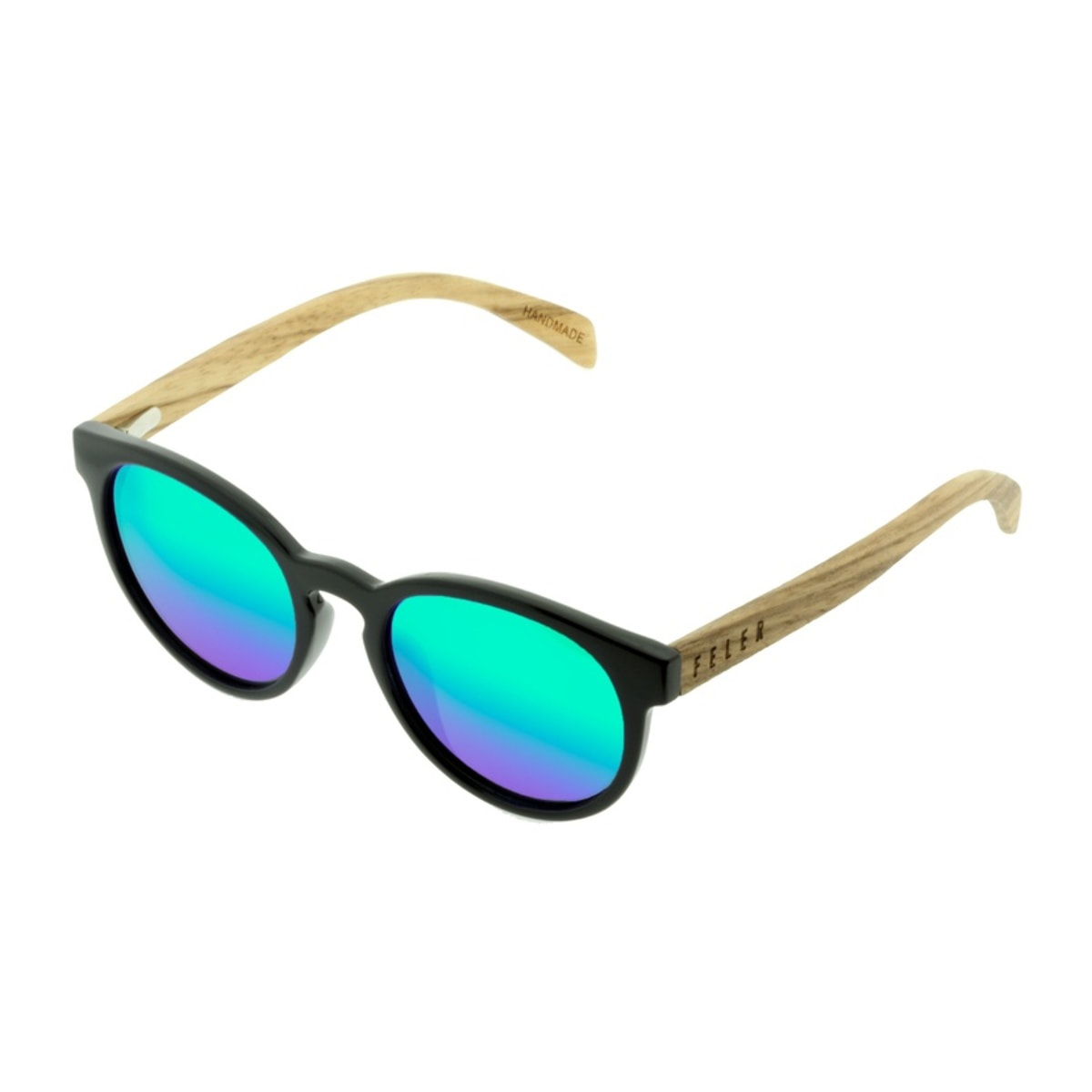 Gafas de Sol Feler 1507M-1 - GREEN Polarizadas de Madera Unisex 51 mm