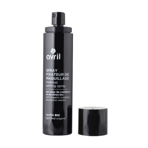 Spray fixateur de maquillage 90ml certifié bio - Eaux de Cramberry et Citron Bio