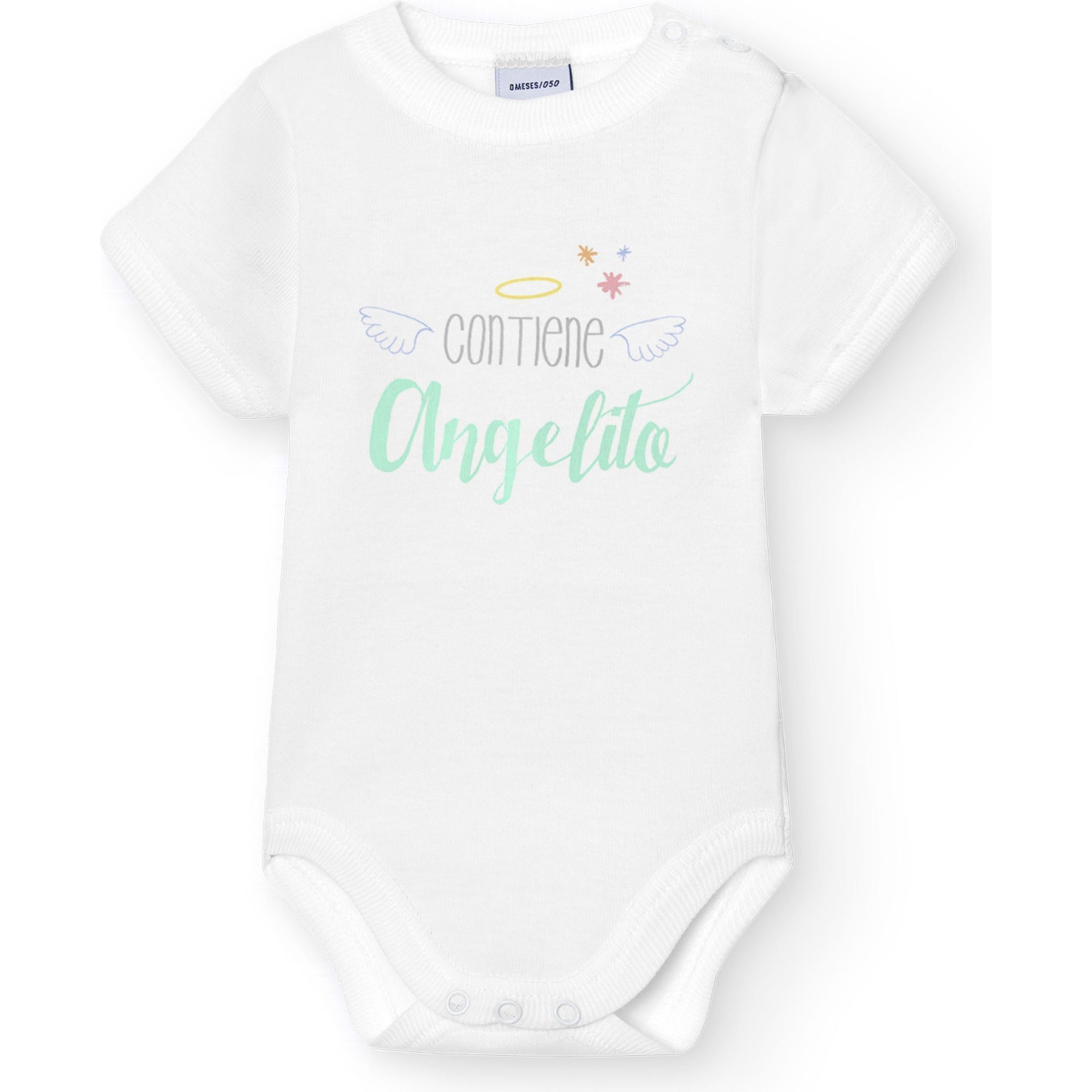 Body bebé personalizado frases algodón