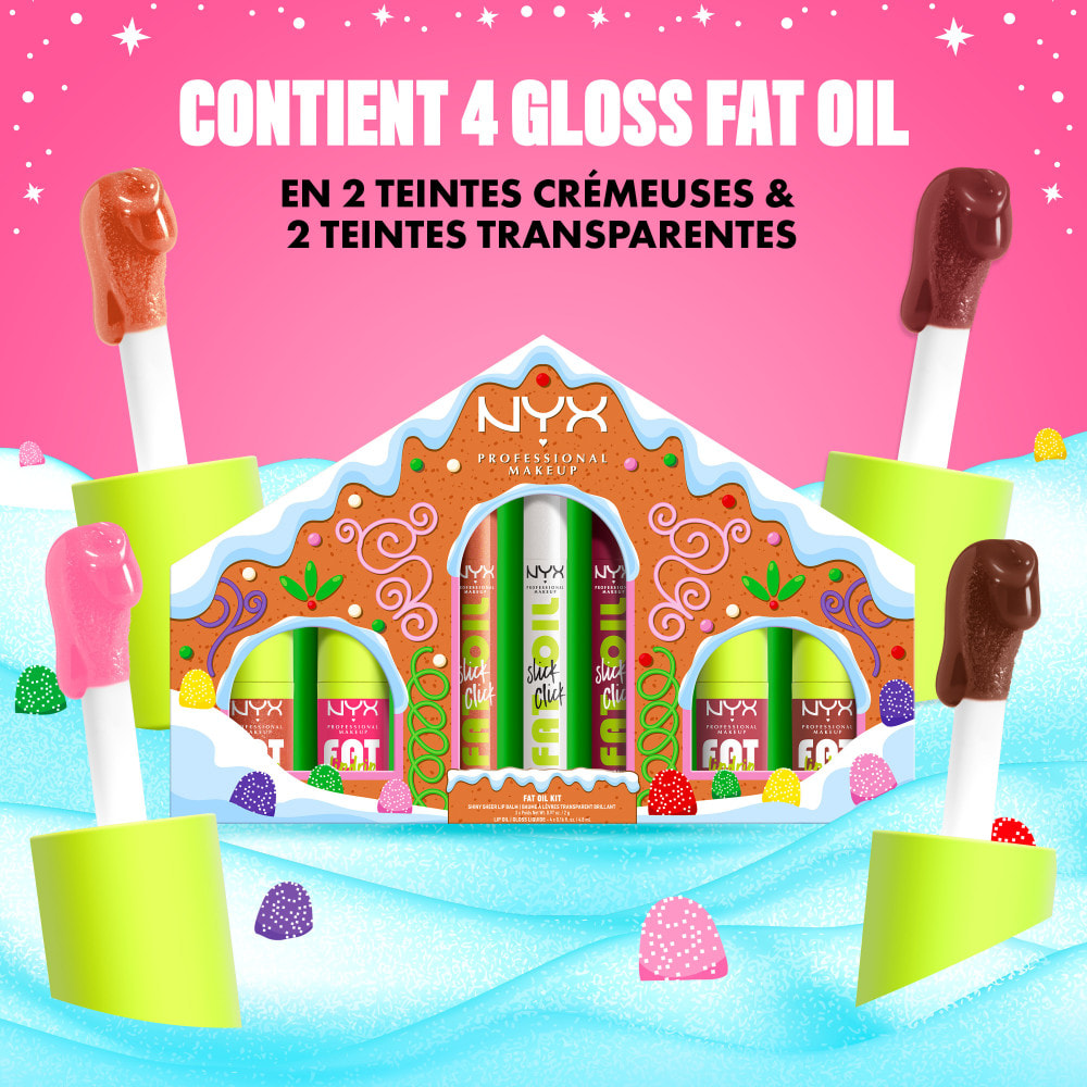 NYX Professional Makeup Collection Limitée Gingerbaddies Land Kit Fat Oil