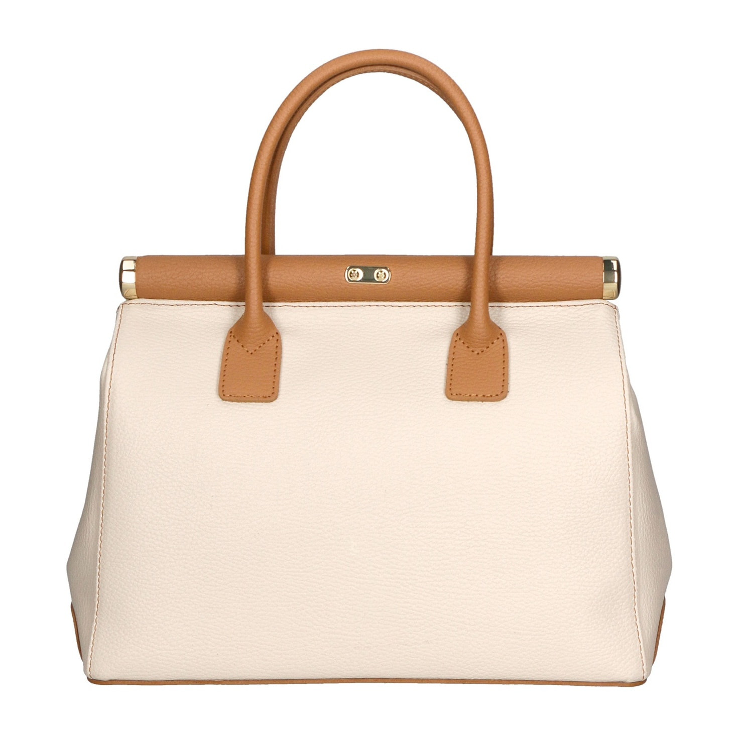 Borsa a mano da donna - Modello Aleria - Vera pelle - 35.0 x 26.0 x 16.0 cm