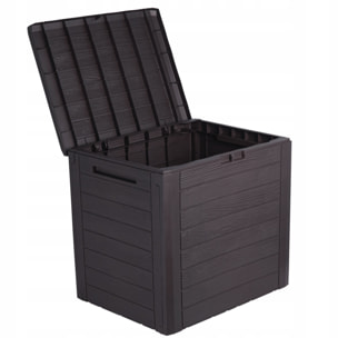 Baúl de jardín WOODEBOX 140L., dimensiones (mm) 585x460x550, color Ocre oscuro