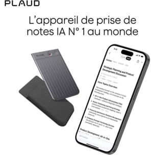 Dictaphone PLAUD Note Argent