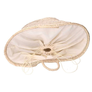 Borsa in paglia naturale cm50x30h35/44