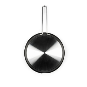 Girafrittata 24 cm Excelsa – Amica, Alluminio Argentato