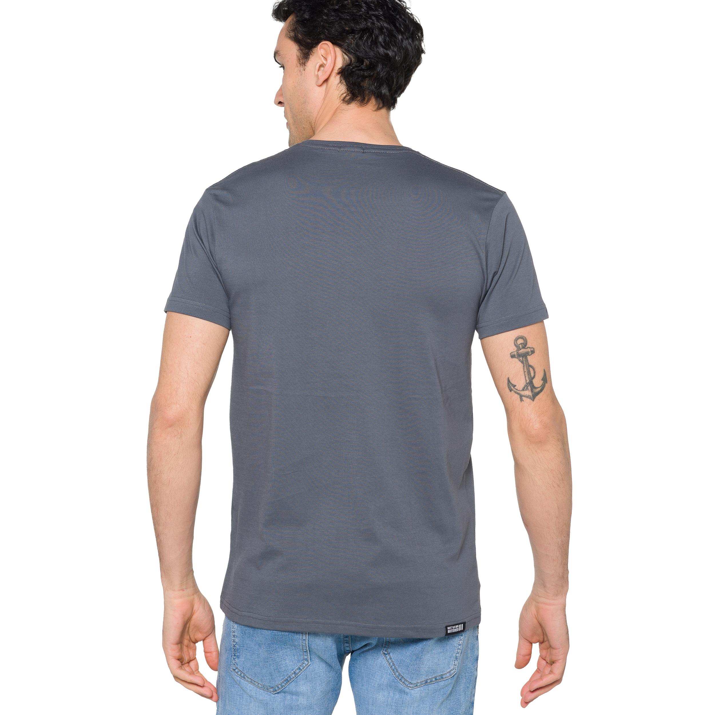 Camiseta de algodón 150 gr Hot Buttered Wings Color Gris