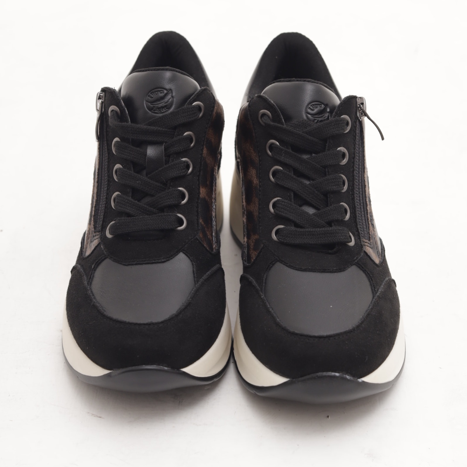 SNEAKERS ALTA ZIP NERO