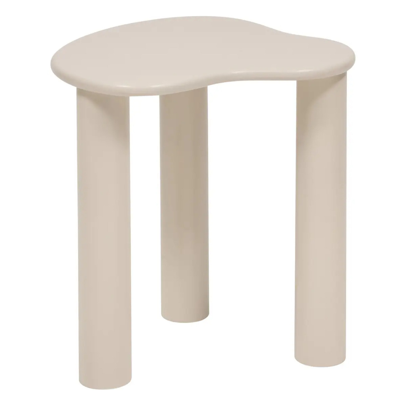 Lot de 2 tables d'appoint Olao ivoire 45x45cm