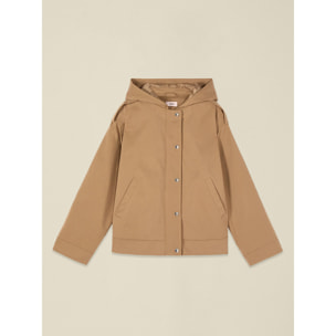 Oltre - Parka corto con cappuccio - Beige