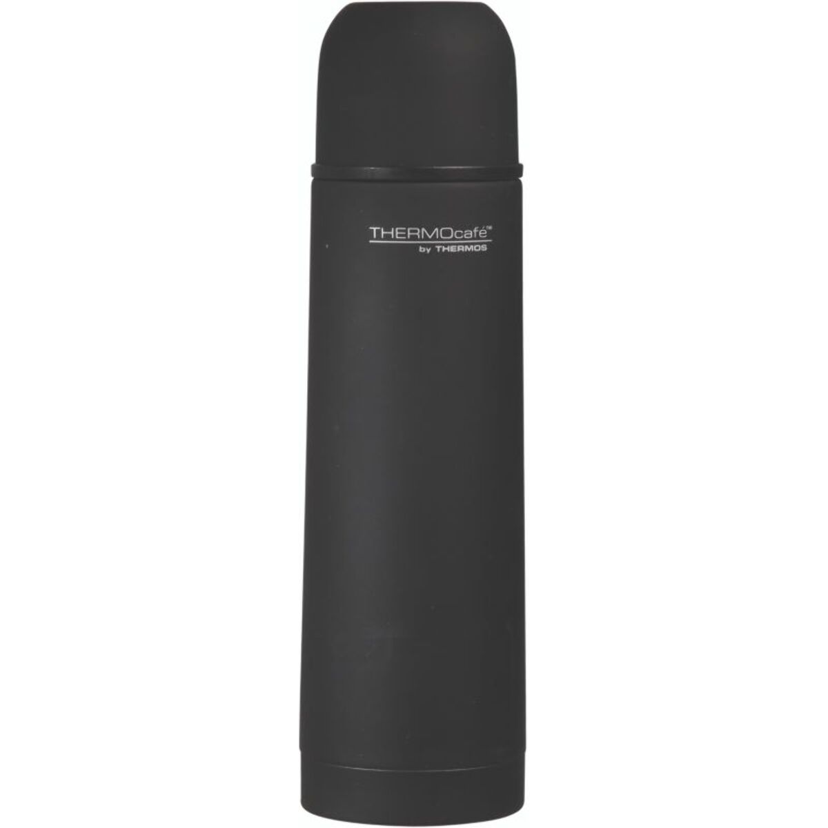 Bouteille isotherme THERMOS Everyday SS Bout 0.5 Noir Caoutch