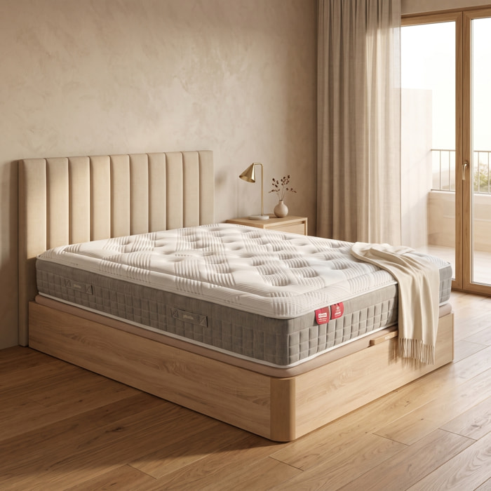 Colchón Muelles Ensacados + Canapé Abatible | ENVIO, MONTAJE Y RETIRADA INCLUIDO | Sleep