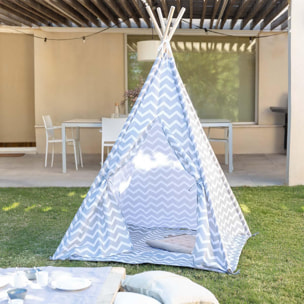 Tienda india infantil ZIGZAG TIPI de poliéster para interior/exterior